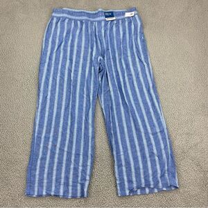 Old Navy Women's High-Waisted Linen-Blend Wide-Leg Pull-On Pants  |  Size:  XXL